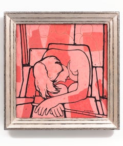 Ragazza che dorme, Sleeping Girl, Felice Casorati (Post-War figurative painting)