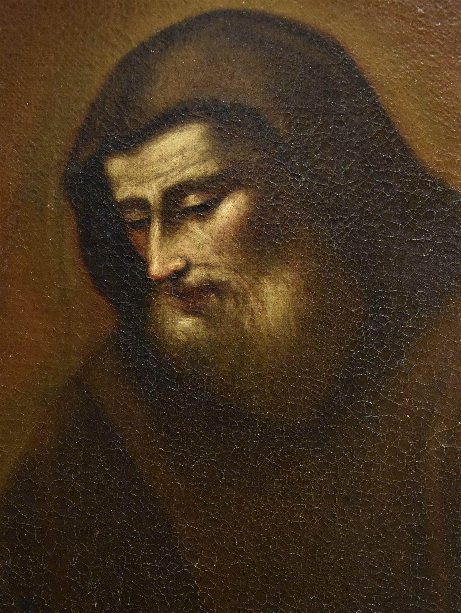 Miracle Saint François Cignani 17ème siècle Peinture Huile sur toile Vieux maître Italie en vente 7