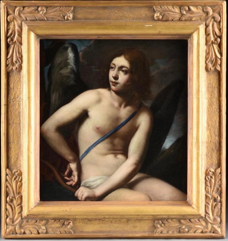 Cupidon - Painting de Felice Ficherelli known as 
il Riposo
 (San Gimignano 1603 - Florence 1660) 