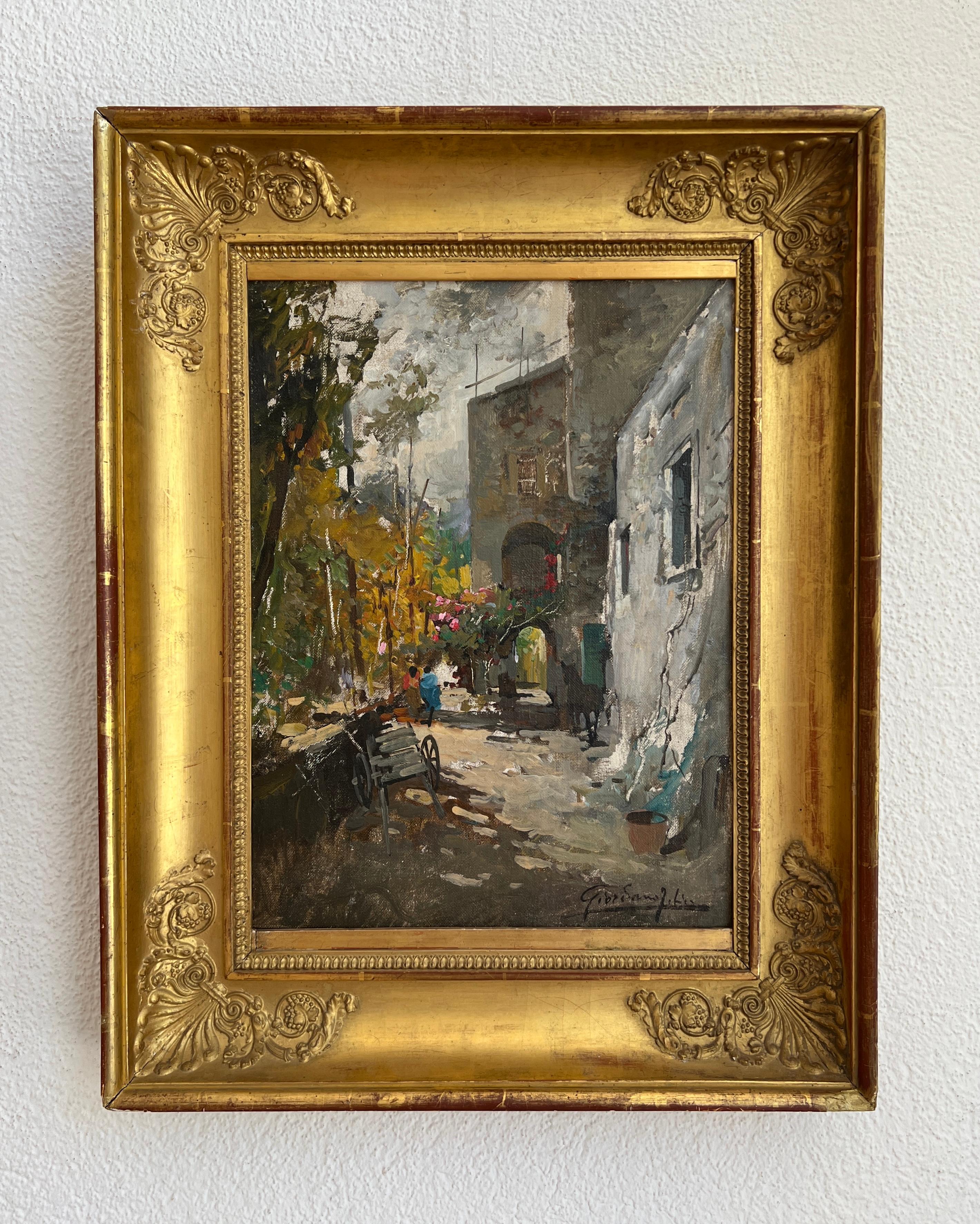 Casa Al Sole, Capri - Painting di Felice Giordano