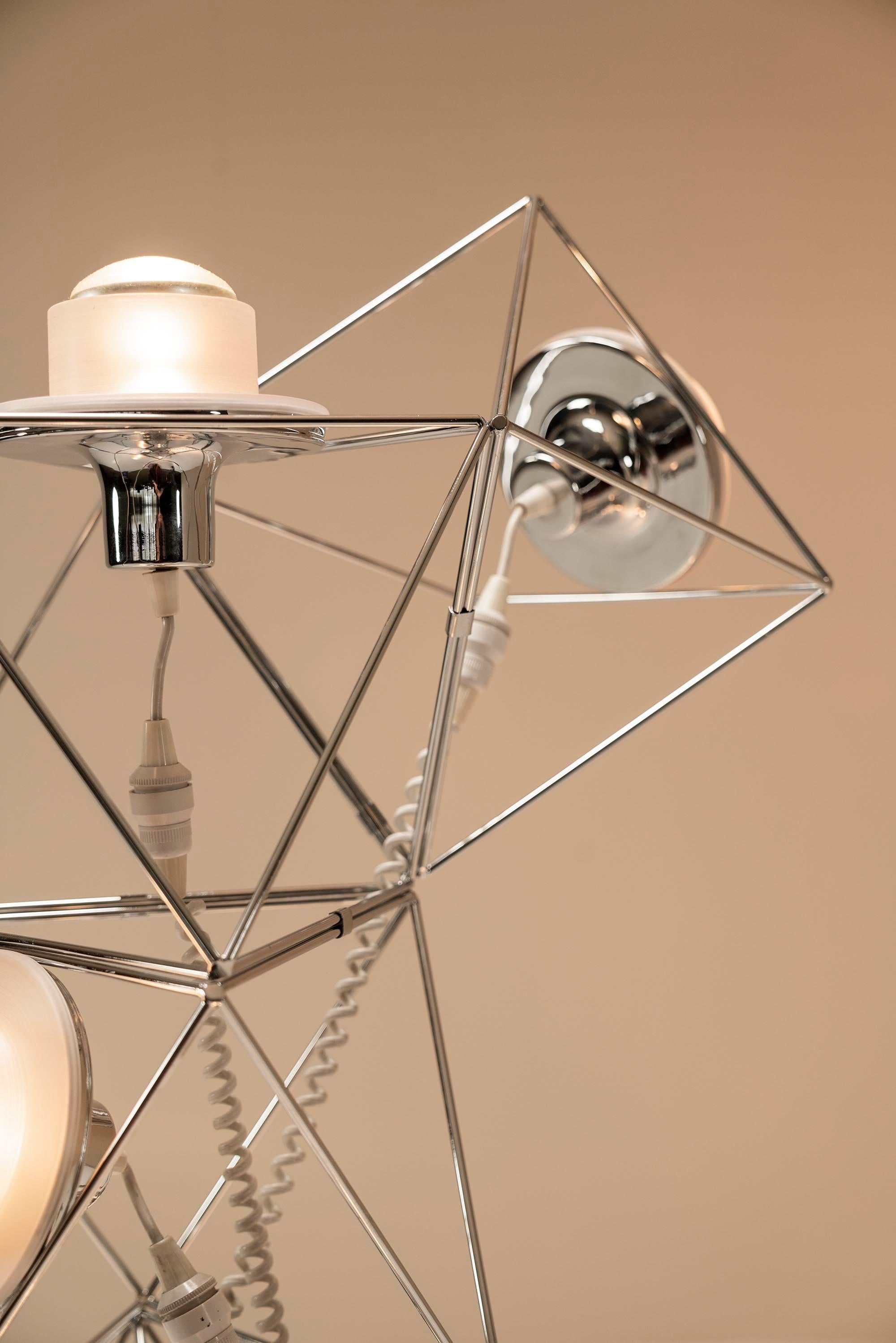 Felice Ragazzo Space Age 'Poliedra' Lamp for Harvey Guzzini, Italy, 1969 5