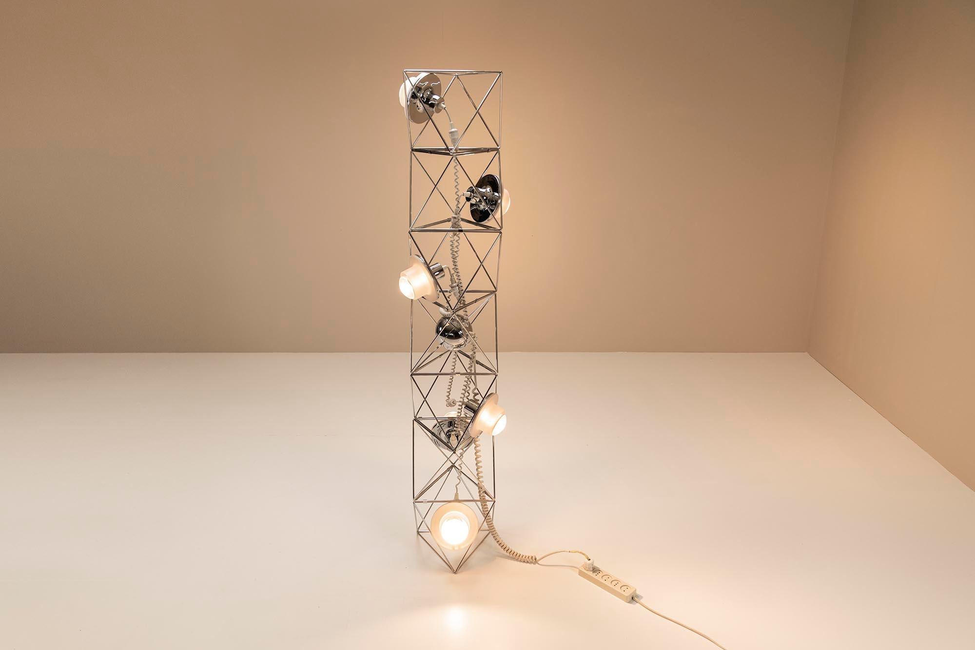 Felice Ragazzo Space Age 'Poliedra' Lamp for Harvey Guzzini, Italy, 1969 6