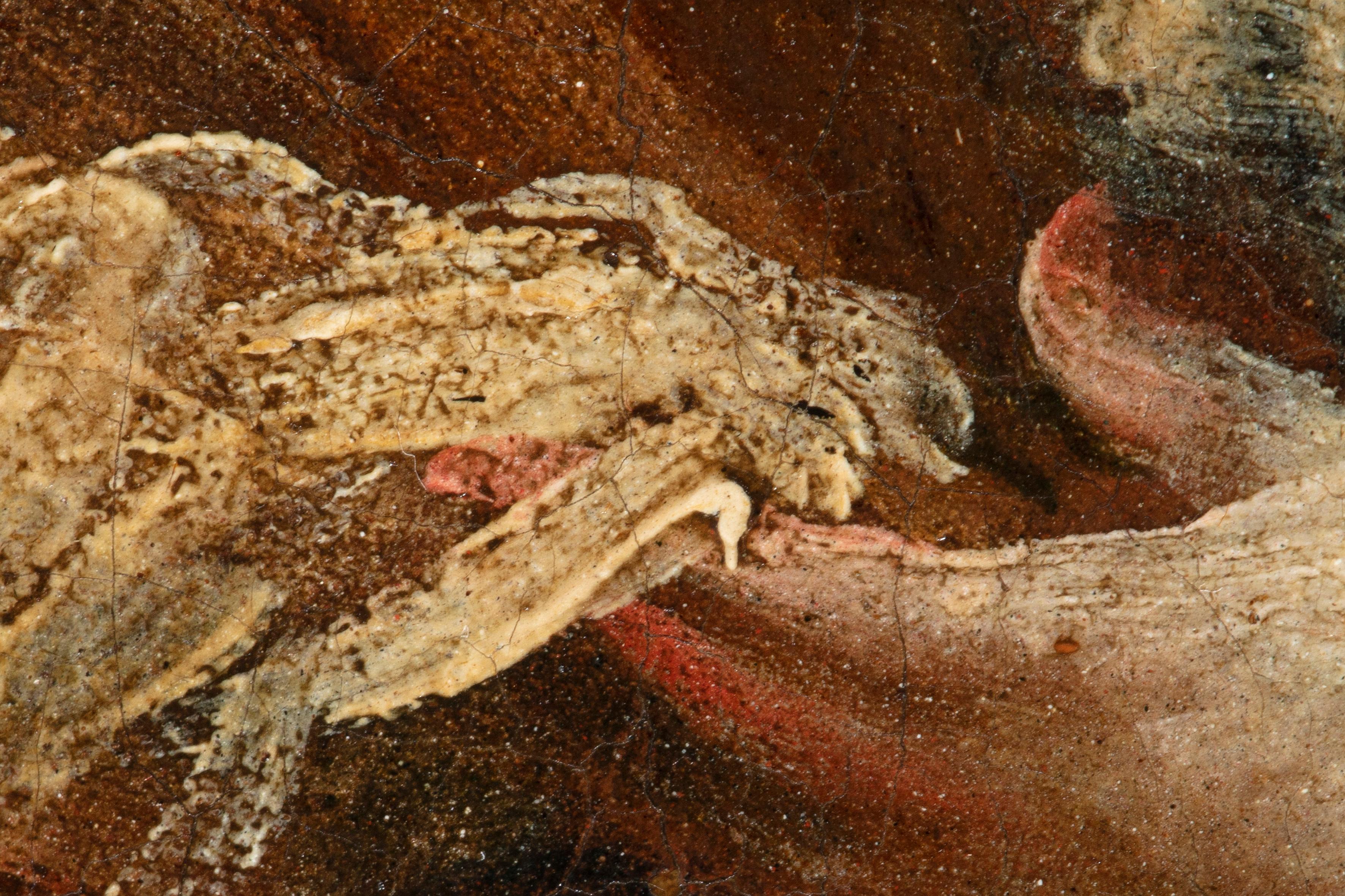 XVII secolo di Felice Torelli Rachele che nasconde gli idoli Olio su tela in vendita 6
