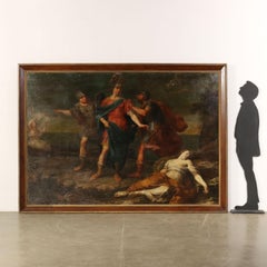 Peinture Thésée abandonnant Ariane, début du 18e siècle