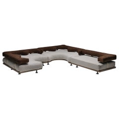 Felicerossi Italian Post-Modern Sectional Sofa, 1970s