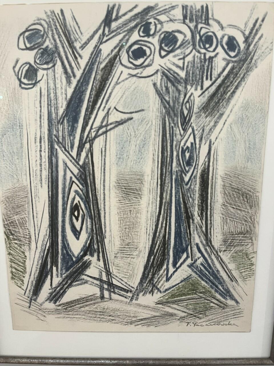 Felicia Pacanowska Pastell auf Papier im Archivrahmen
Polnischer Künstler (1907-2002)