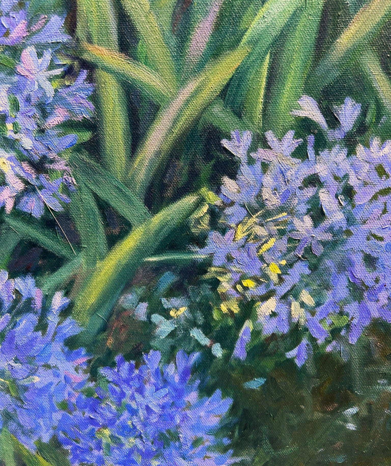 African Lily, Painting, Oil on Canvas For Sale 1