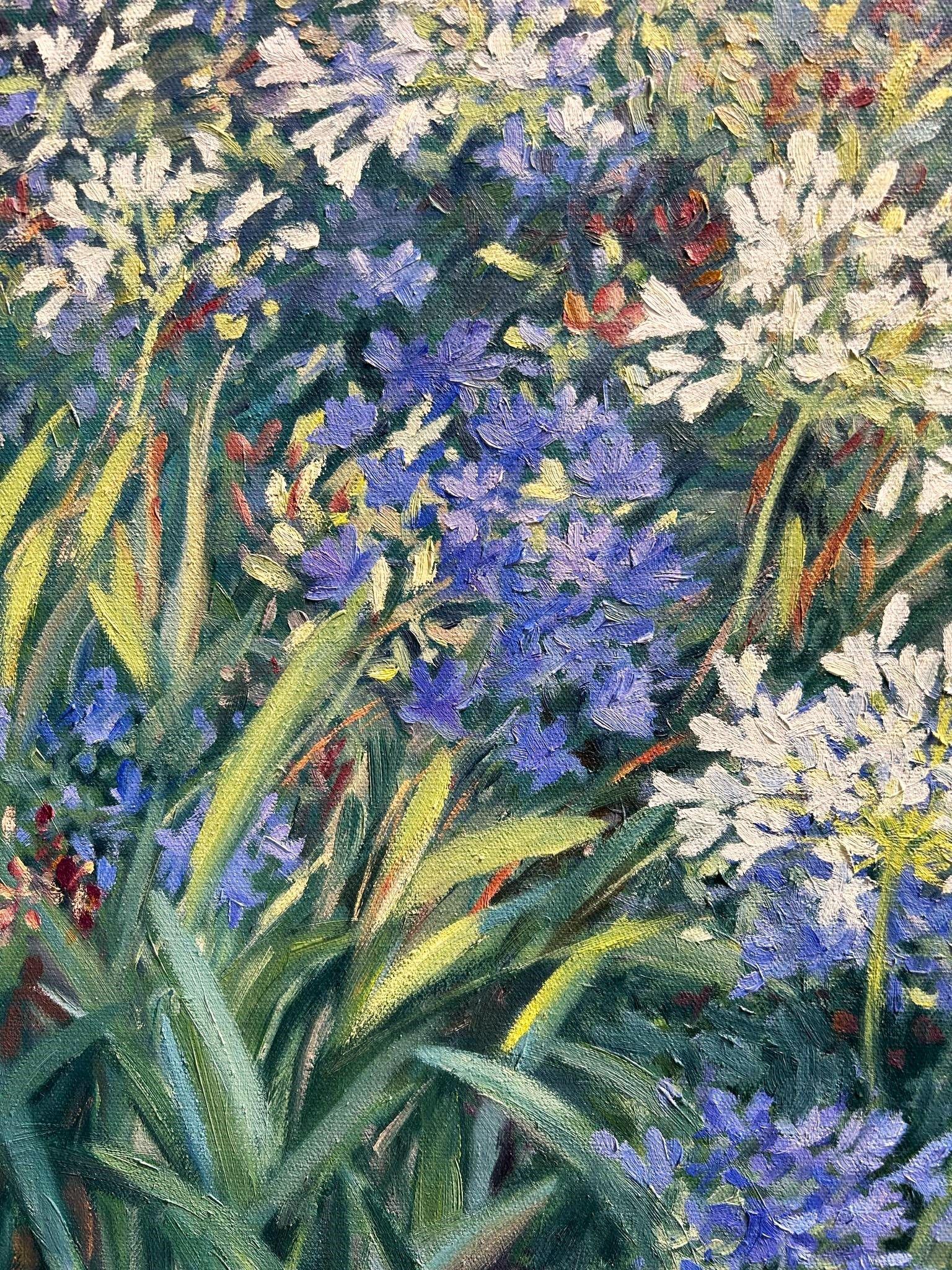 African Lily, Painting, Oil on Canvas For Sale 2