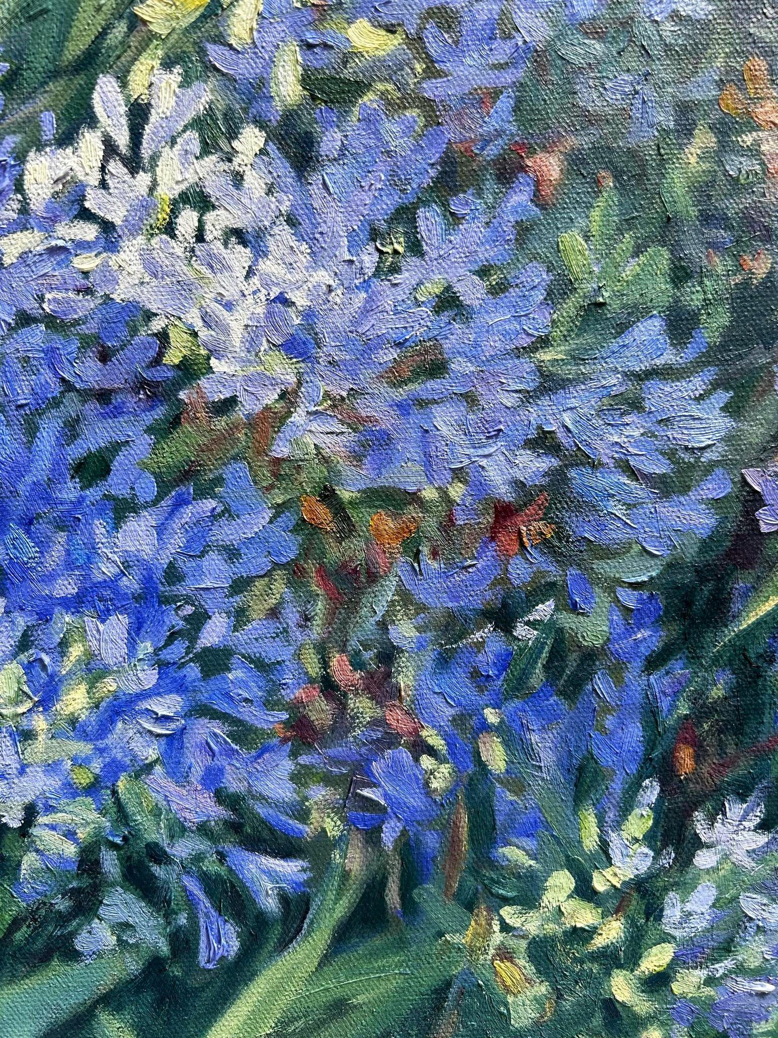 African Lily, Painting, Oil on Canvas For Sale 3