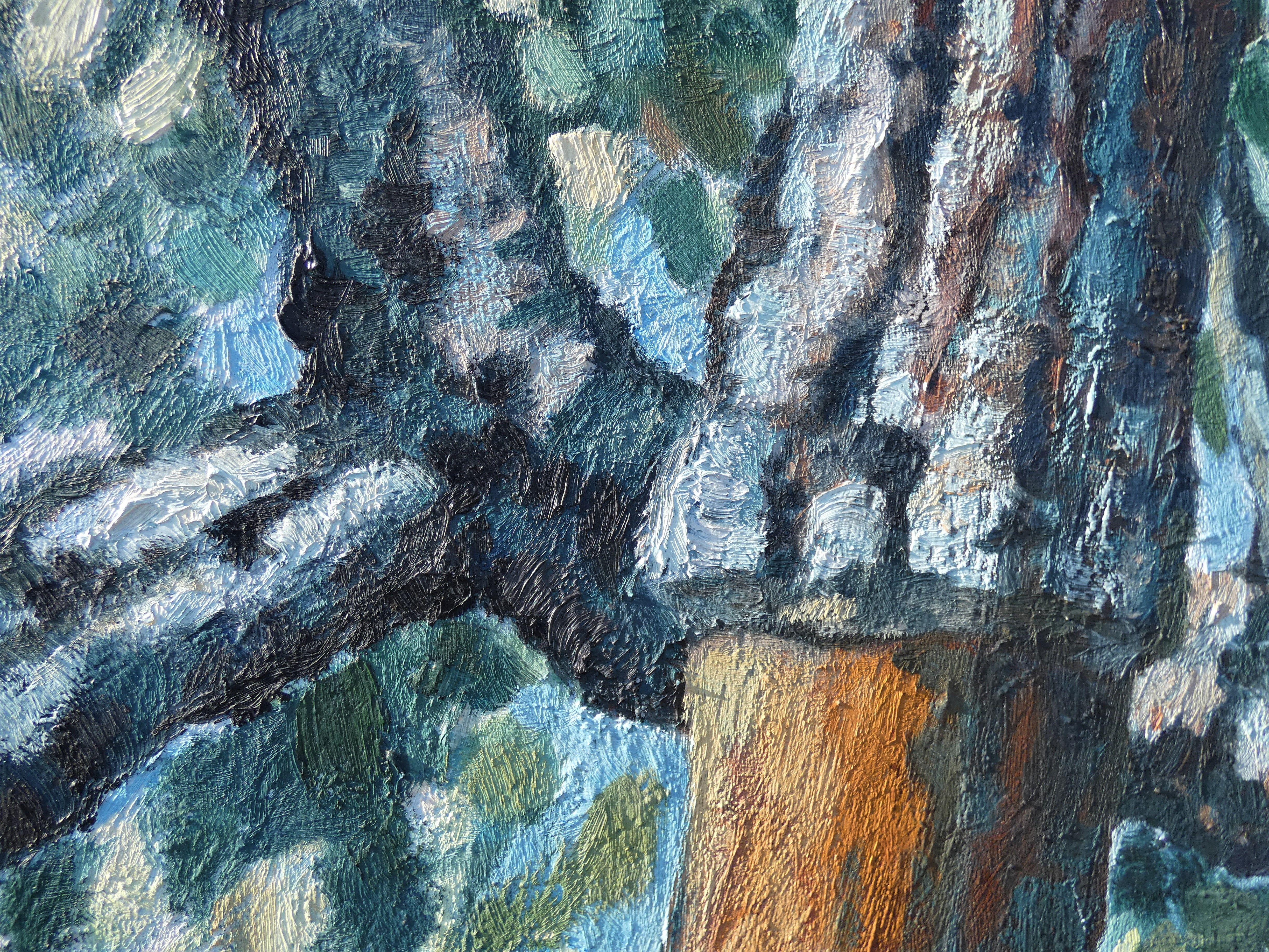 In meiner Kunst geht es um leuchtende und kräftige Farben, Kontraste - ein Vorspiel zwischen Licht und Schatten :: Malerei :: Impressionist :: Dieses Werk wird mit einem offiziellen, vom Künstler unterzeichneten Echtheitszertifikat geliefert ::