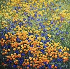 Flowers Again, Painting, Oil on Canvas