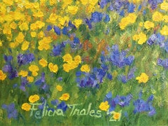 Blumenfeld II, Gemälde, Öl auf Leinwand
