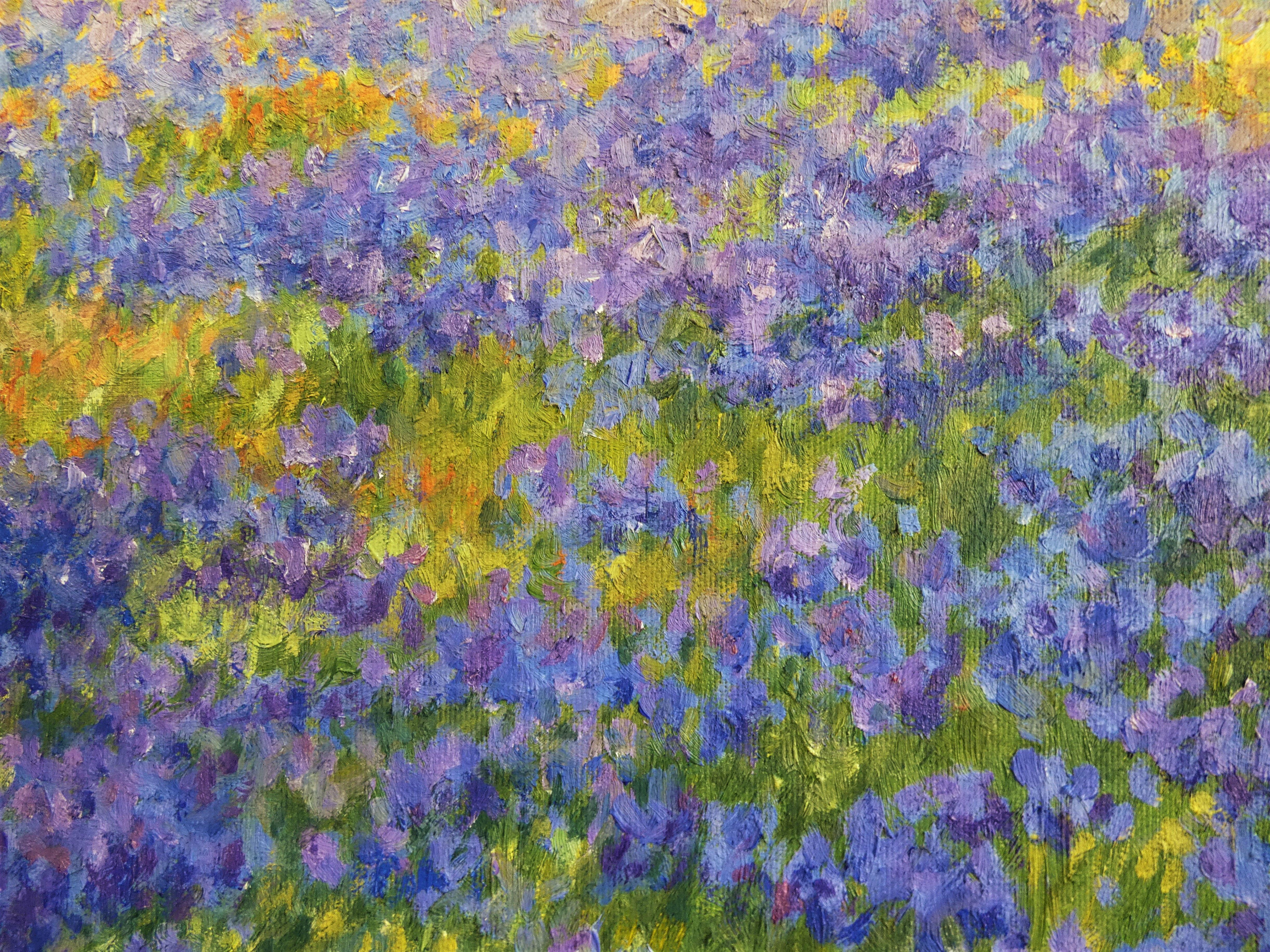 field of lilies painting