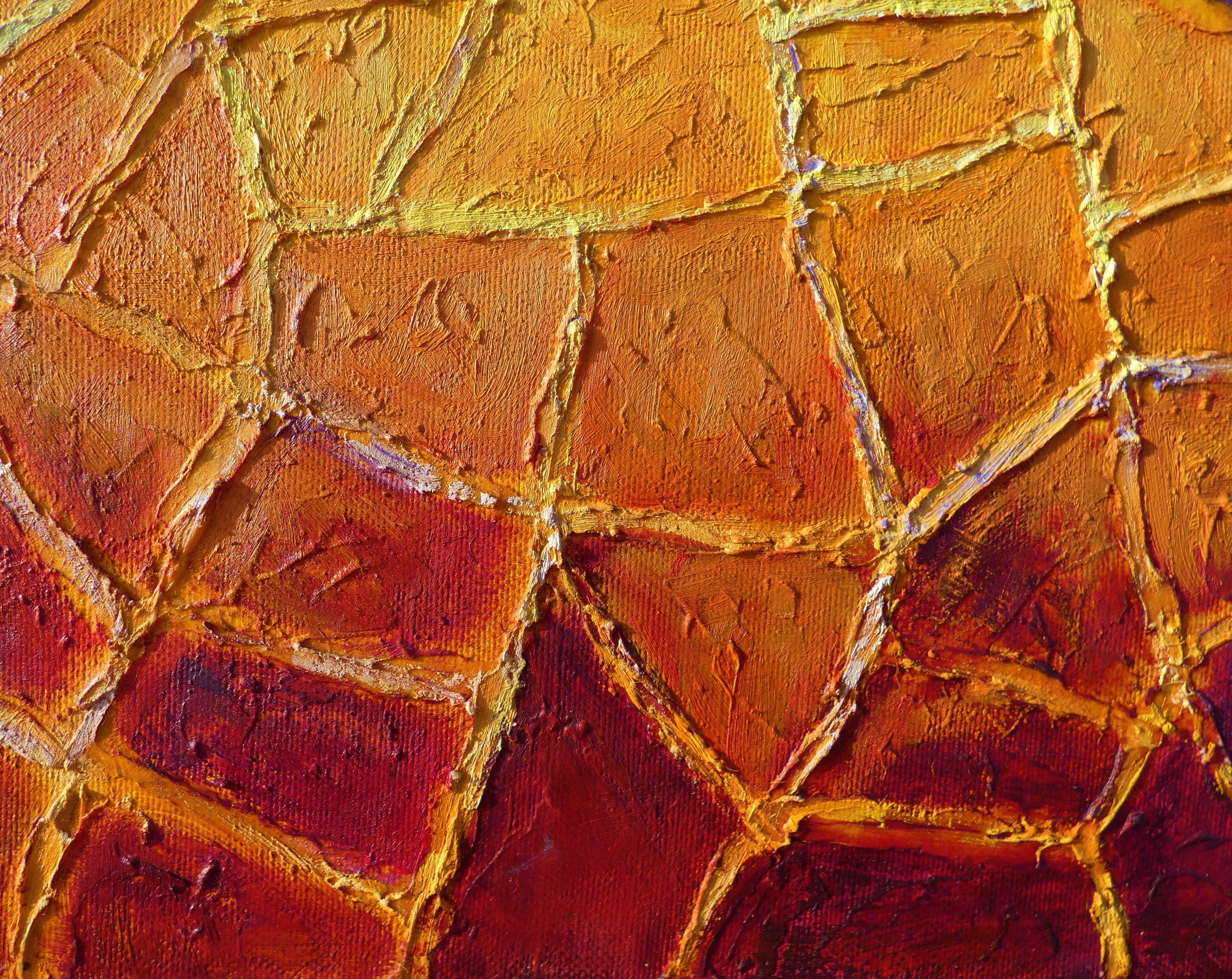 Intuitiv Structures II, Painting, Oil on Canvas For Sale 1