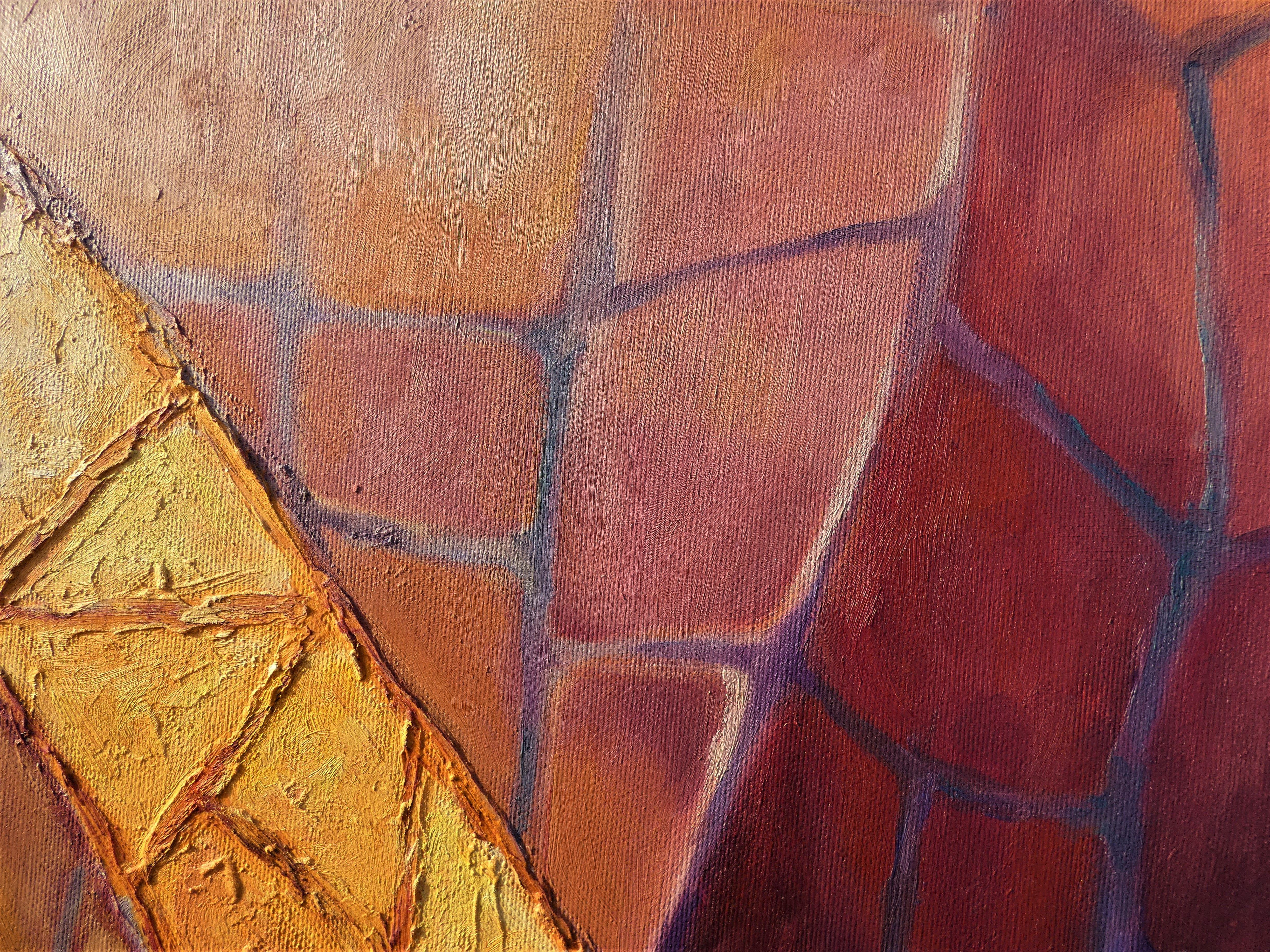 Intuitiv Structures II, Painting, Oil on Canvas For Sale 2