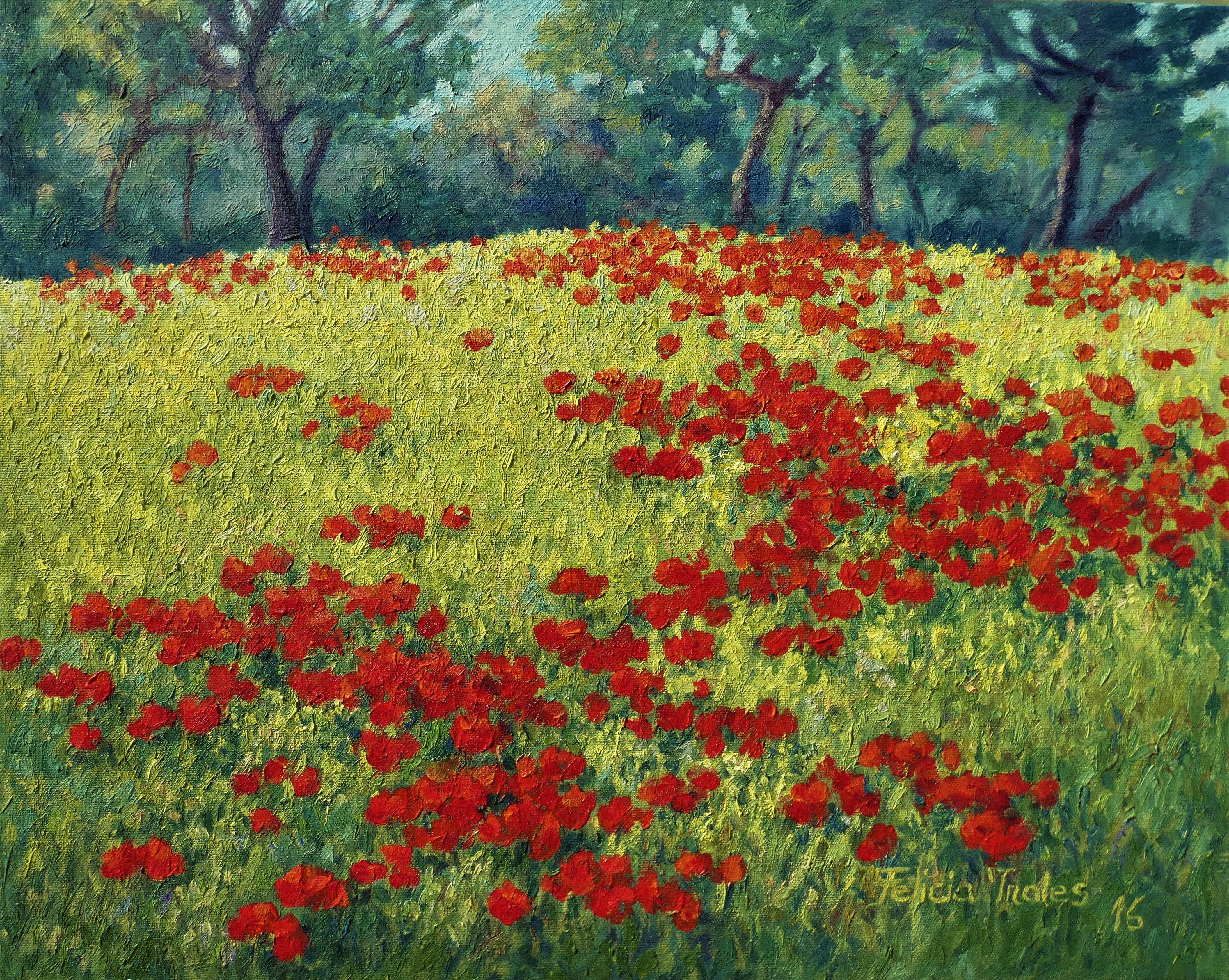 poppies painting famous