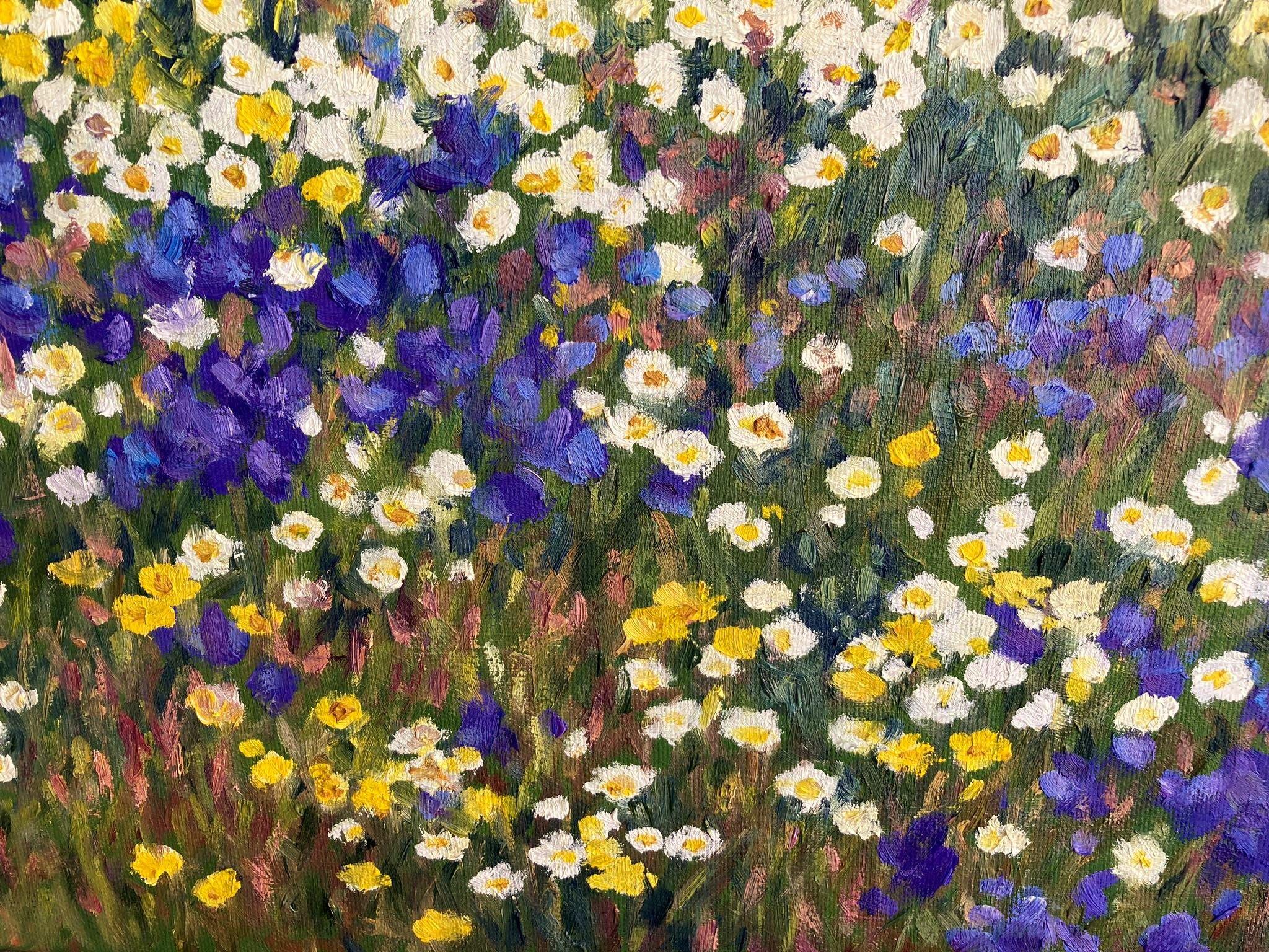 Spring Afternoon, Painting, Oil on Canvas For Sale 1