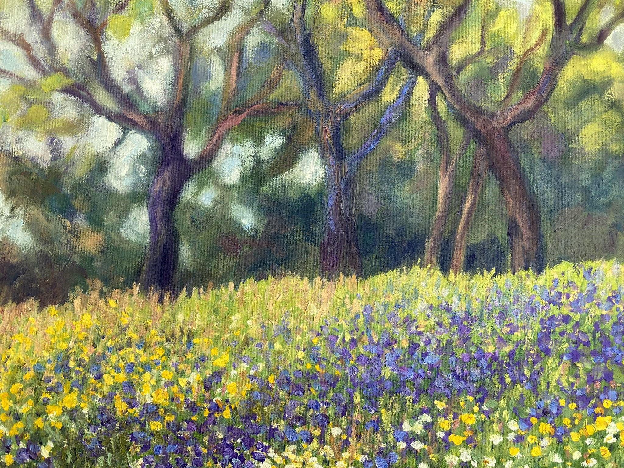 Spring Afternoon, Painting, Oil on Canvas For Sale 2