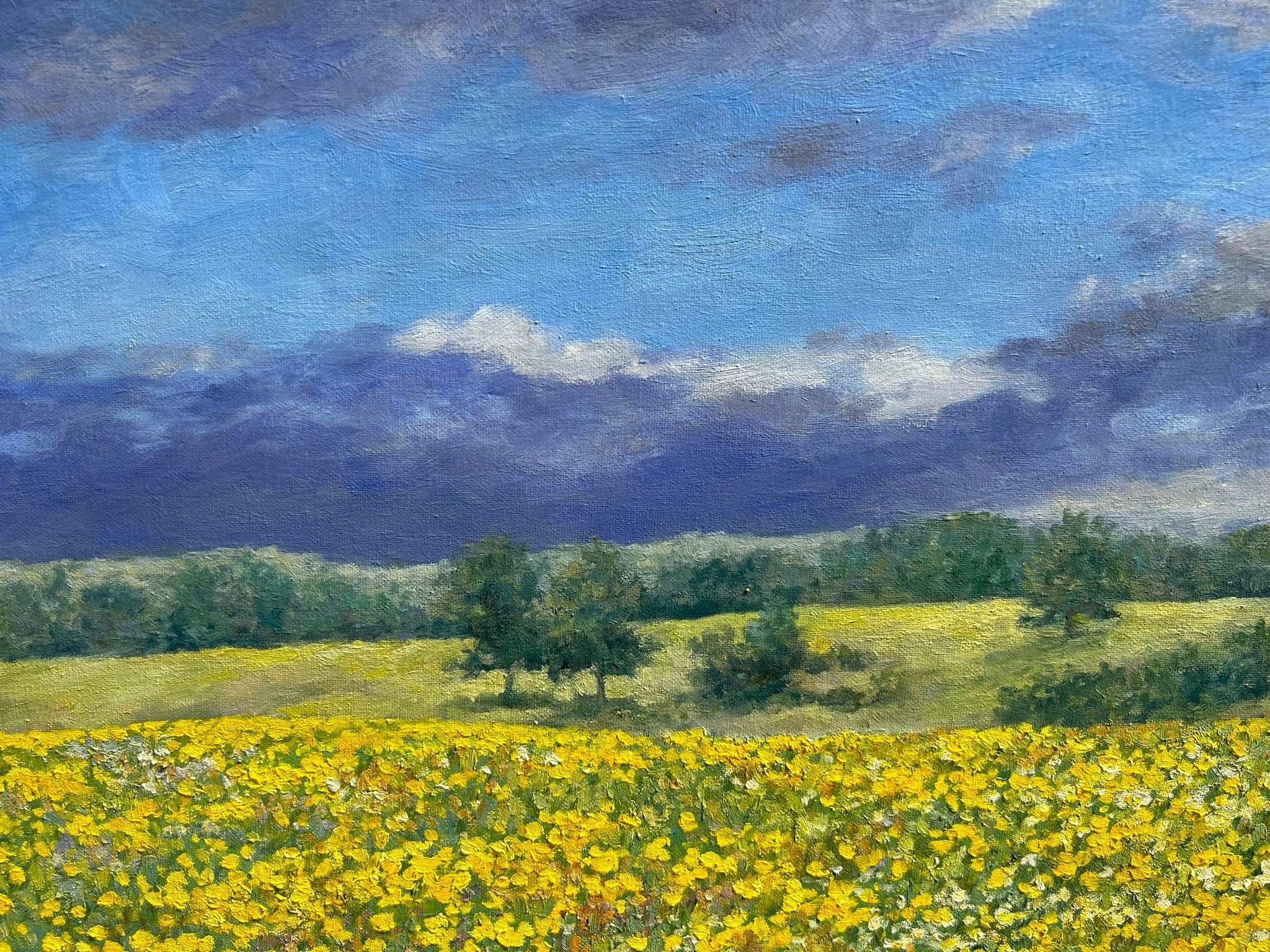 Spring Day, Painting, Oil on Canvas For Sale 2