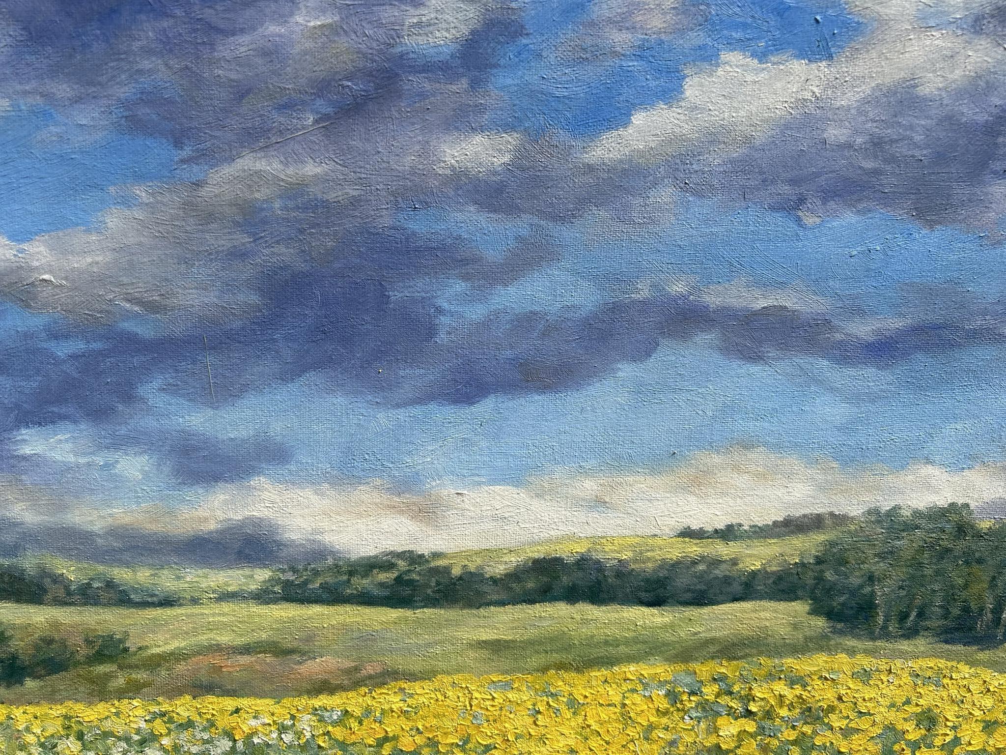 Spring Day, Painting, Oil on Canvas For Sale 3