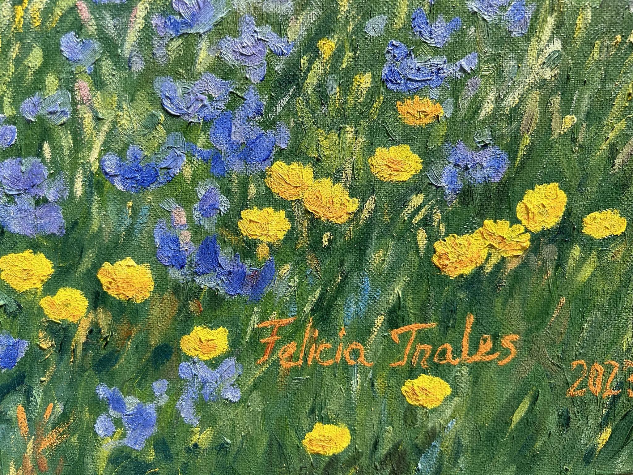 Spring Day, Painting, Oil on Canvas For Sale 4