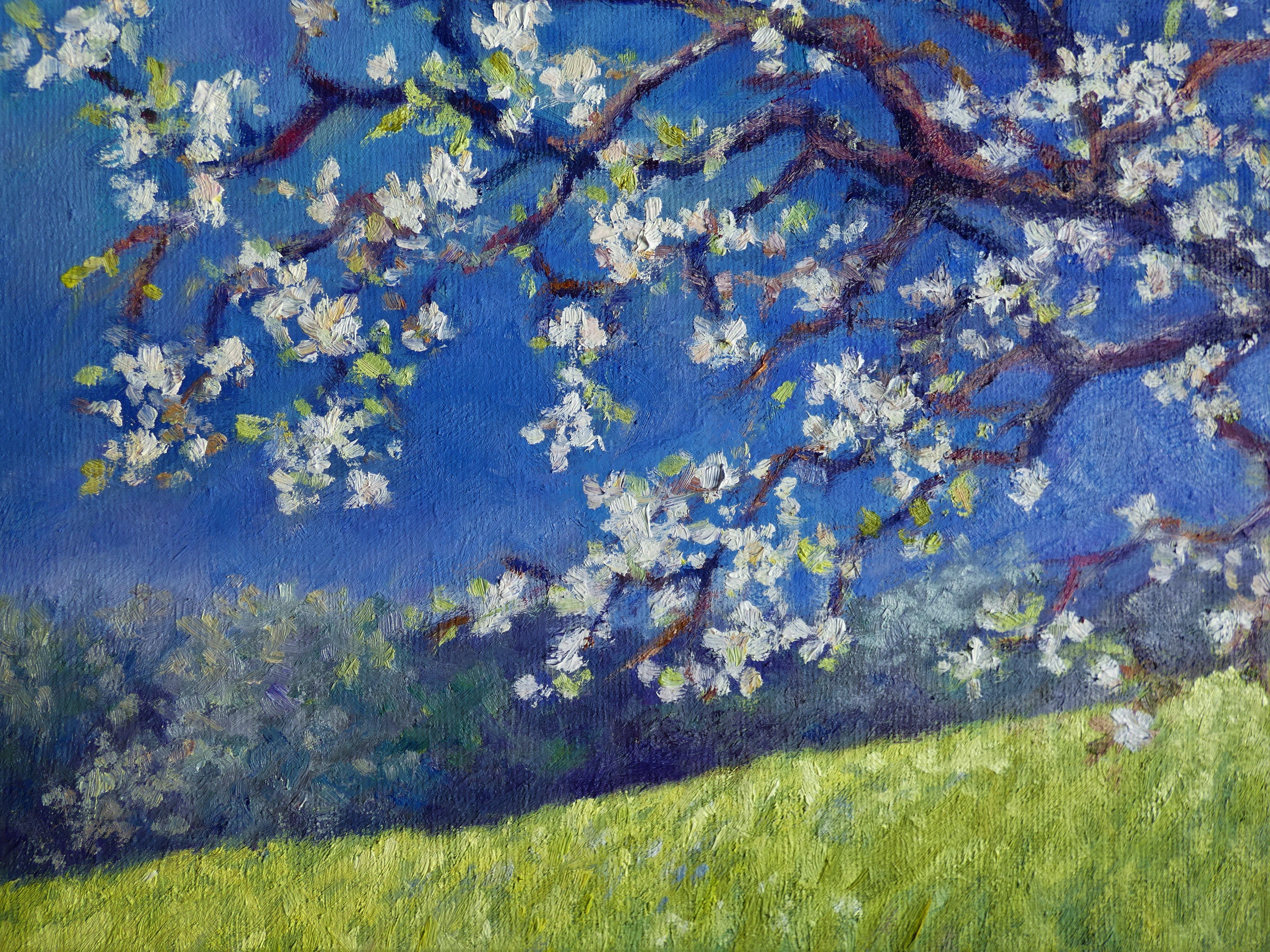 Spring, Gemälde, Öl auf Leinwand (Impressionismus), Painting, von Felicia Trales