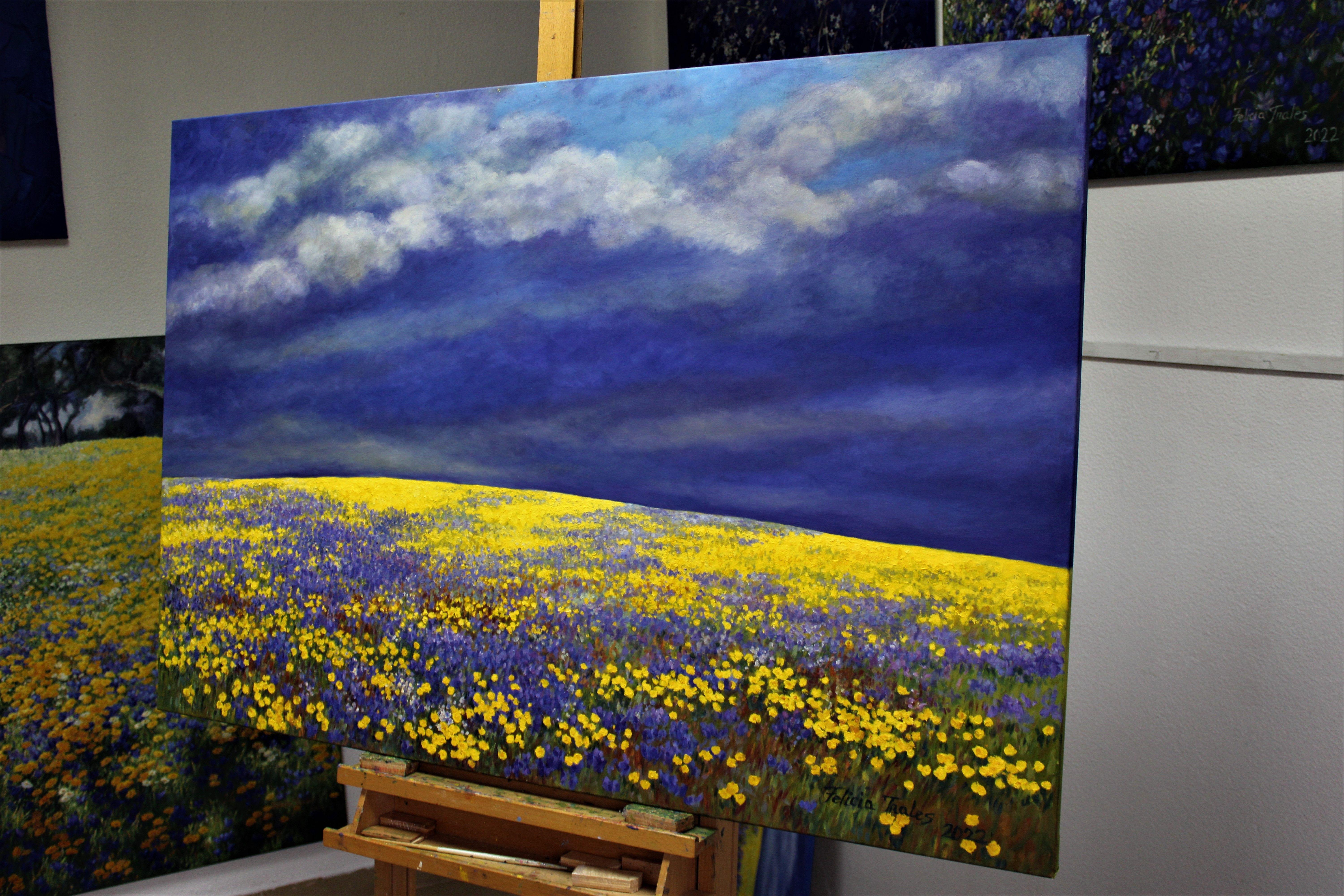 The Light after Rain, Painting, Oil on Canvas For Sale 1