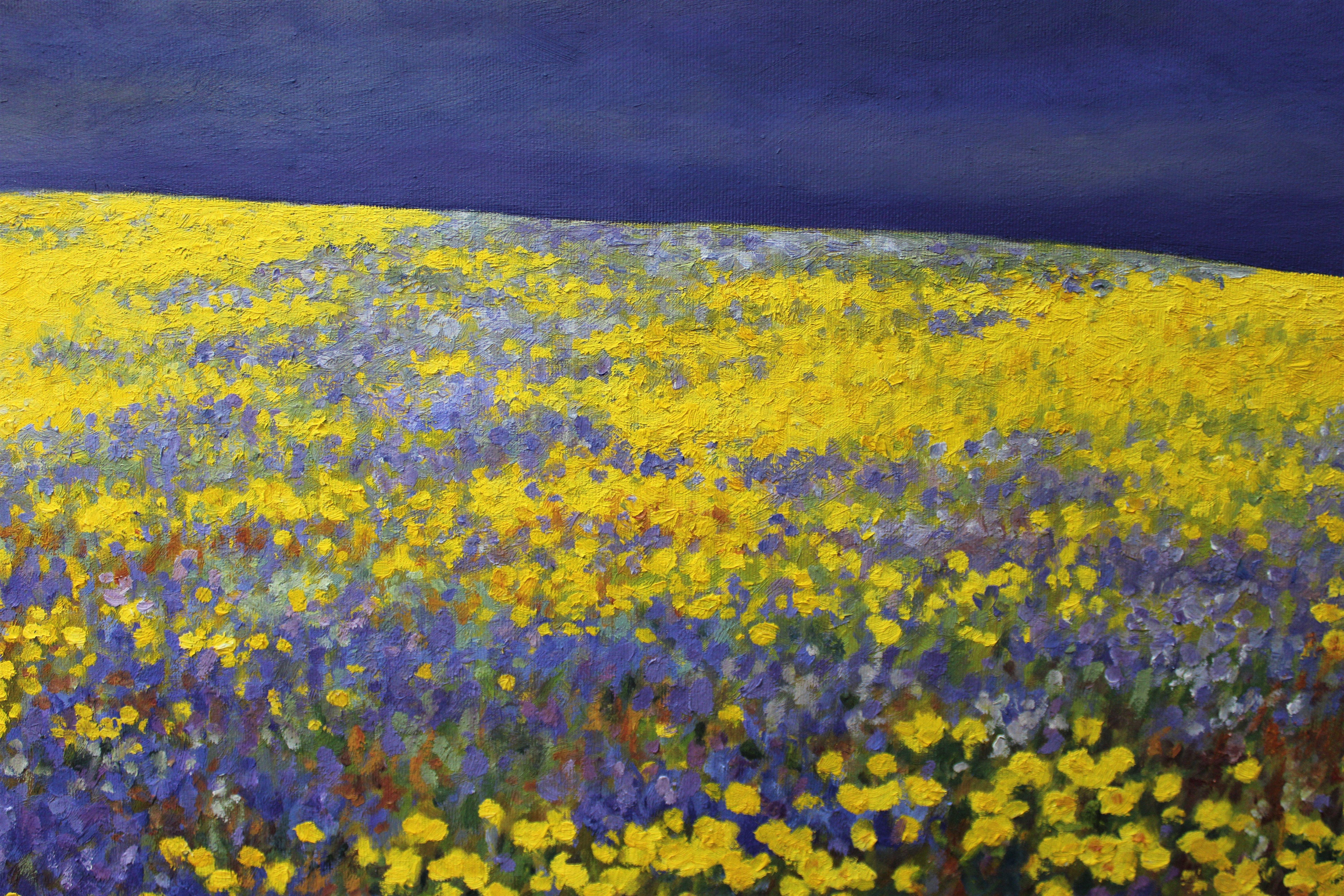 The Light after Rain, Painting, Oil on Canvas For Sale 3