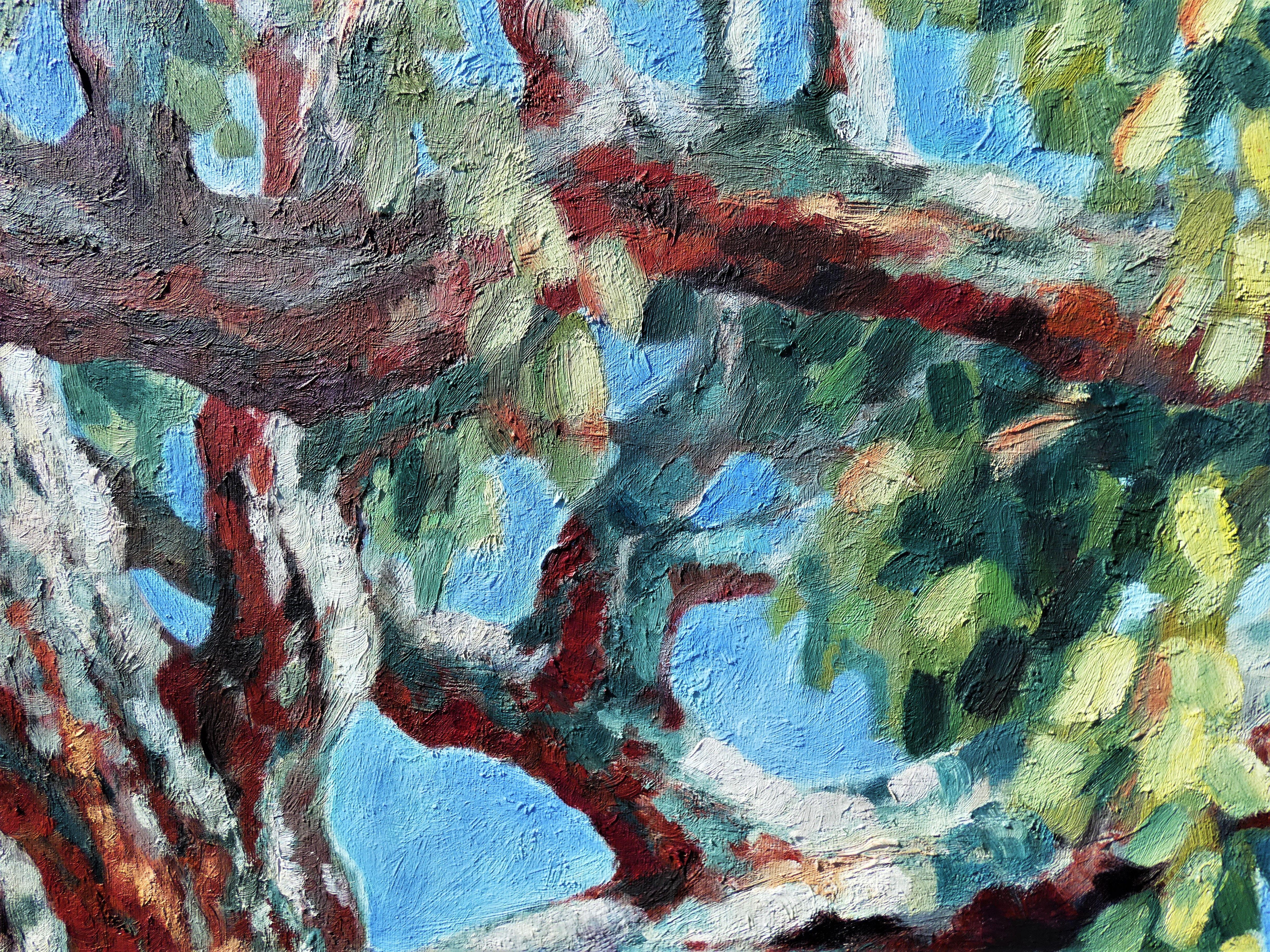 El solitario, Pintura, Óleo sobre lienzo - Painting Impresionista de Felicia Trales