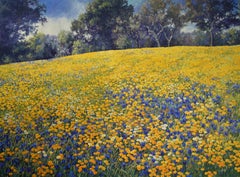 Cuando crecen las flores silvestres, Pintura, Óleo sobre lienzo