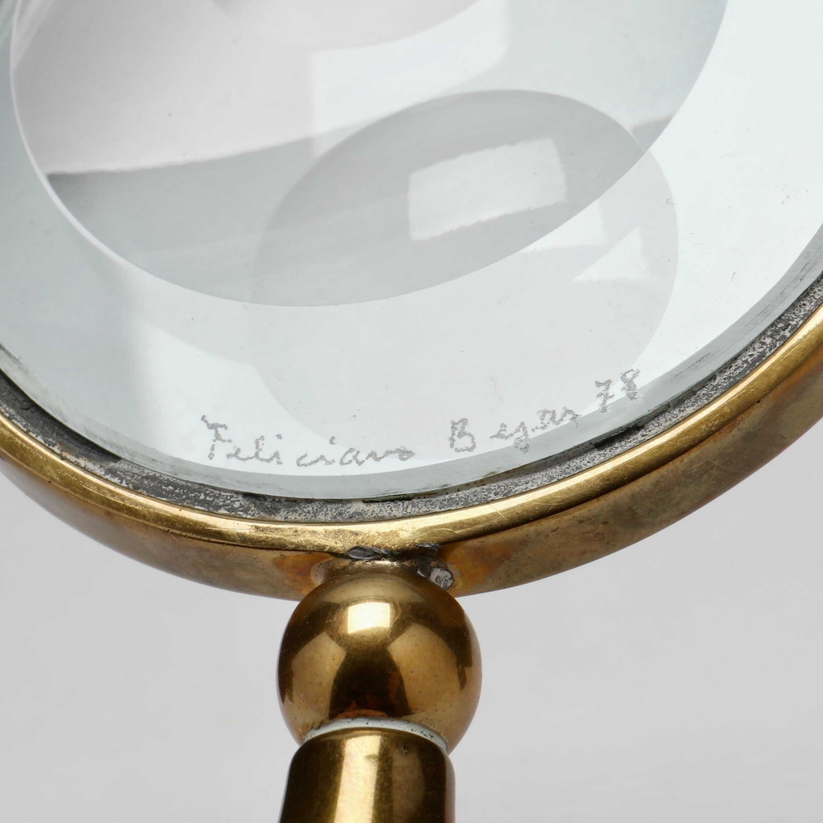 Feliciano Bejar Brass Magiscope Sculpture 9