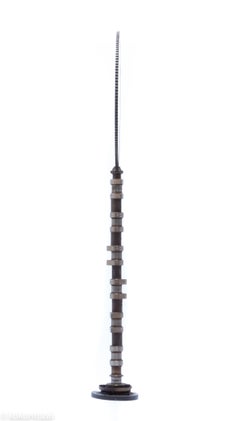 Feliciano Bejar Magiscope Industrial Glass and Steel Tall Sculpture, 1981