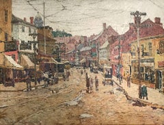 Main Street, Gloucester, by Felicie Waldo Howell (1897-1968, American)