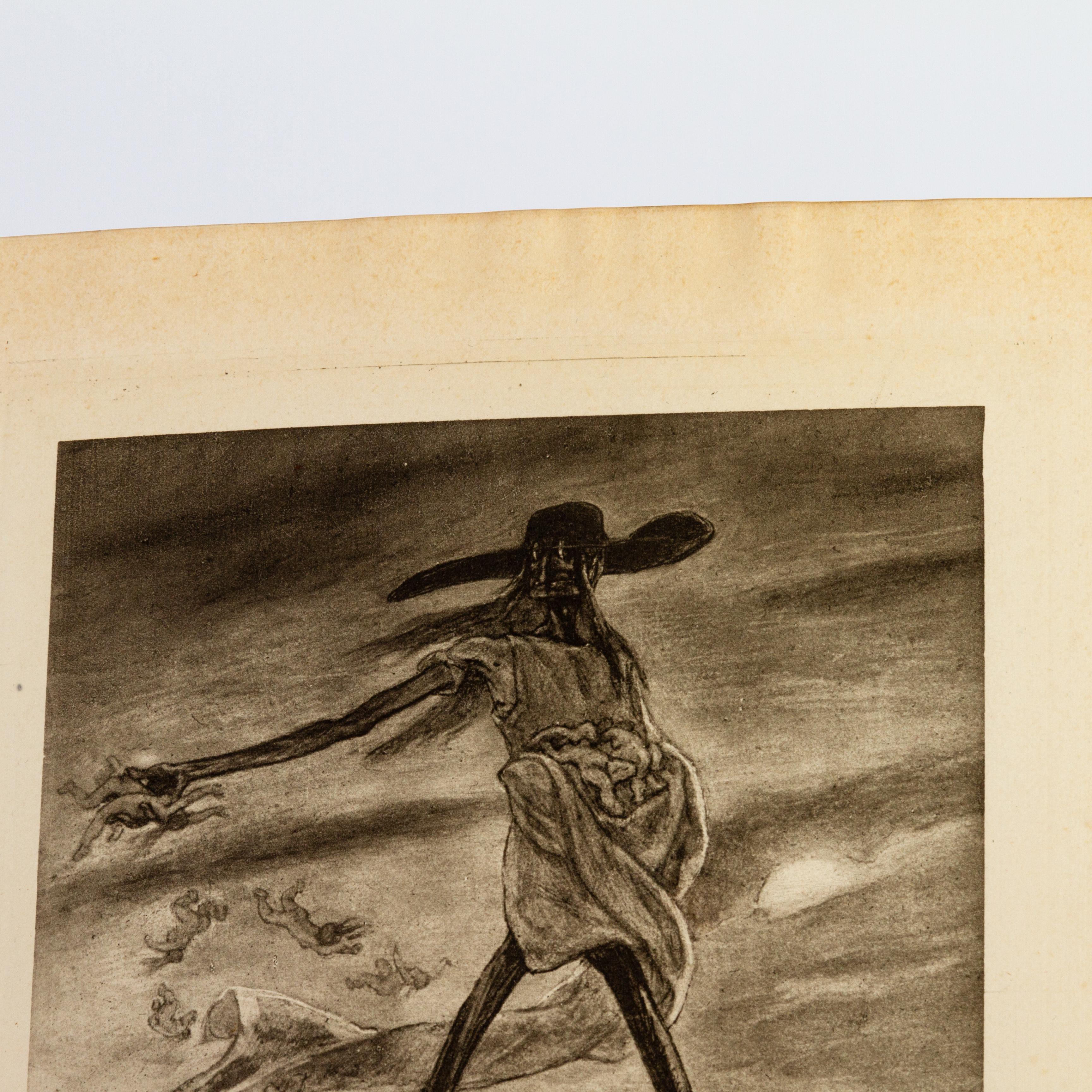 Belge Félicien Rops (1833-1898) Gravure originale belge 19e siècle en vente