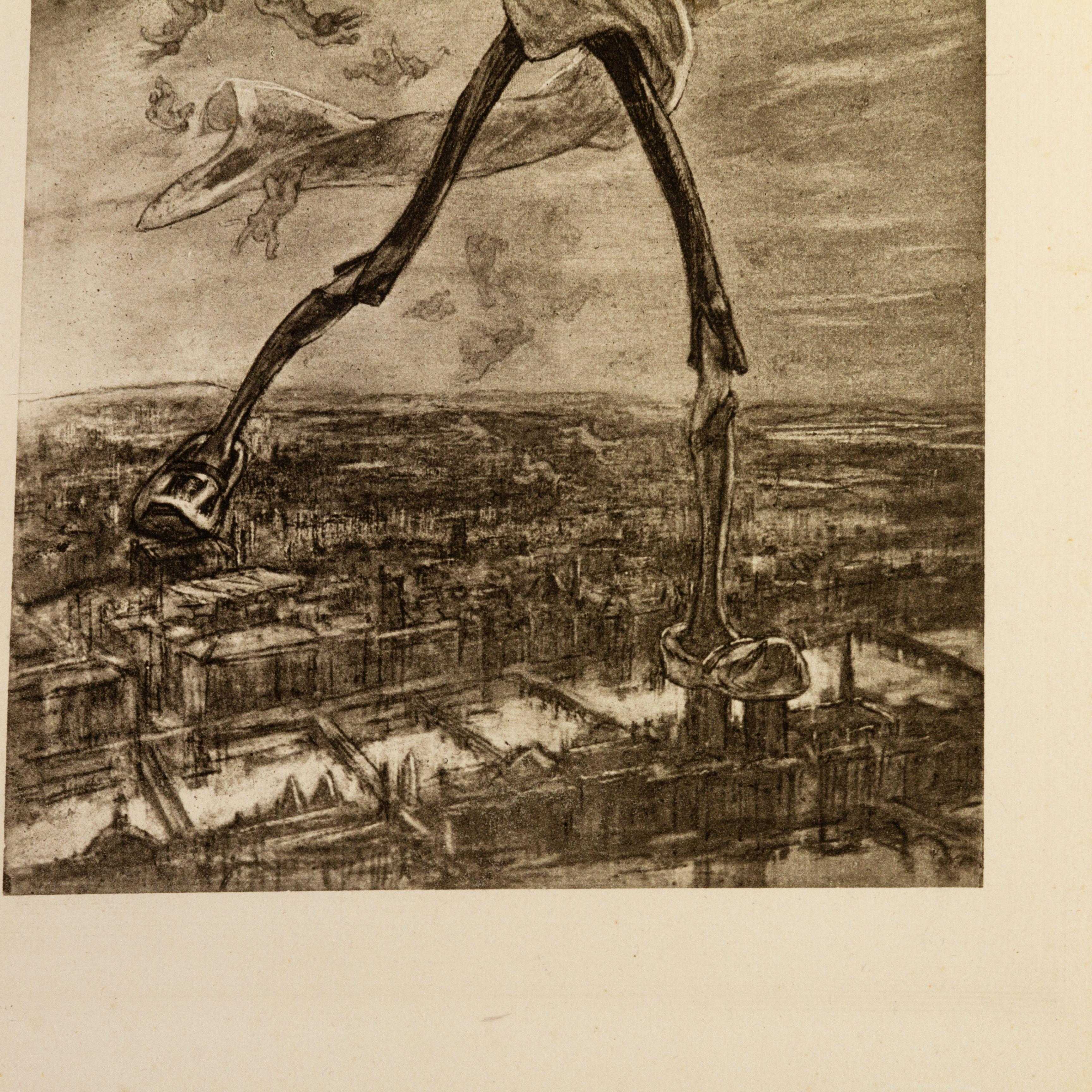 Félicien Rops (1833-1898) Gravure originale belge 19e siècle Bon état - En vente à Nottingham, GB