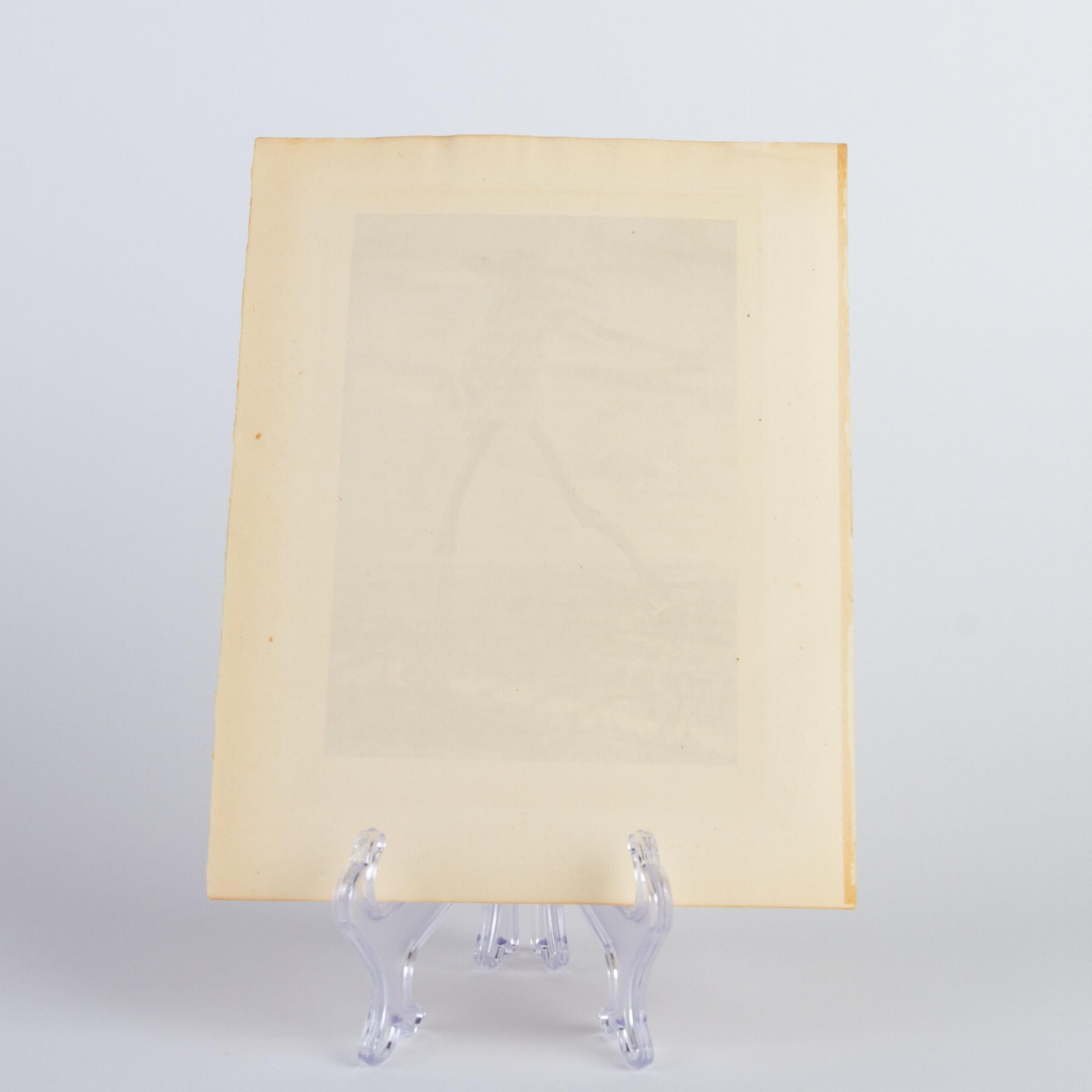 XIXe siècle Félicien Rops (1833-1898) Gravure originale belge 19e siècle en vente
