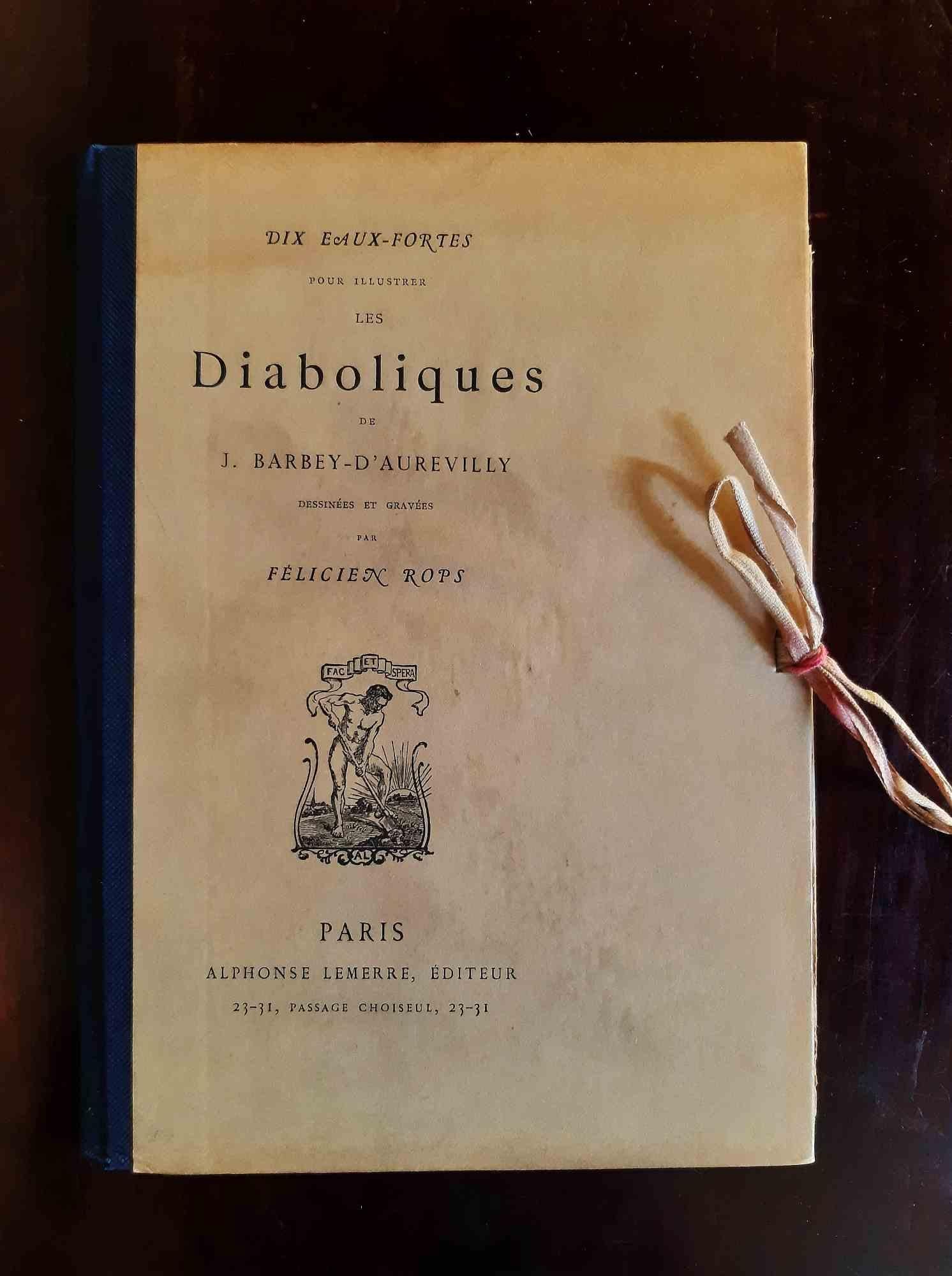 10 Eaux-fortes pour les Diaboliques - Original Etchings by Félicien Rops - 1886 1