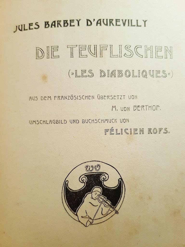 Die Teuflischen -  Rare Book Illustrated after Félicien Rops - 1900 8
