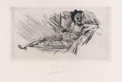 Bondad - Aguafuerte de Félicien Rops - Década de 1880