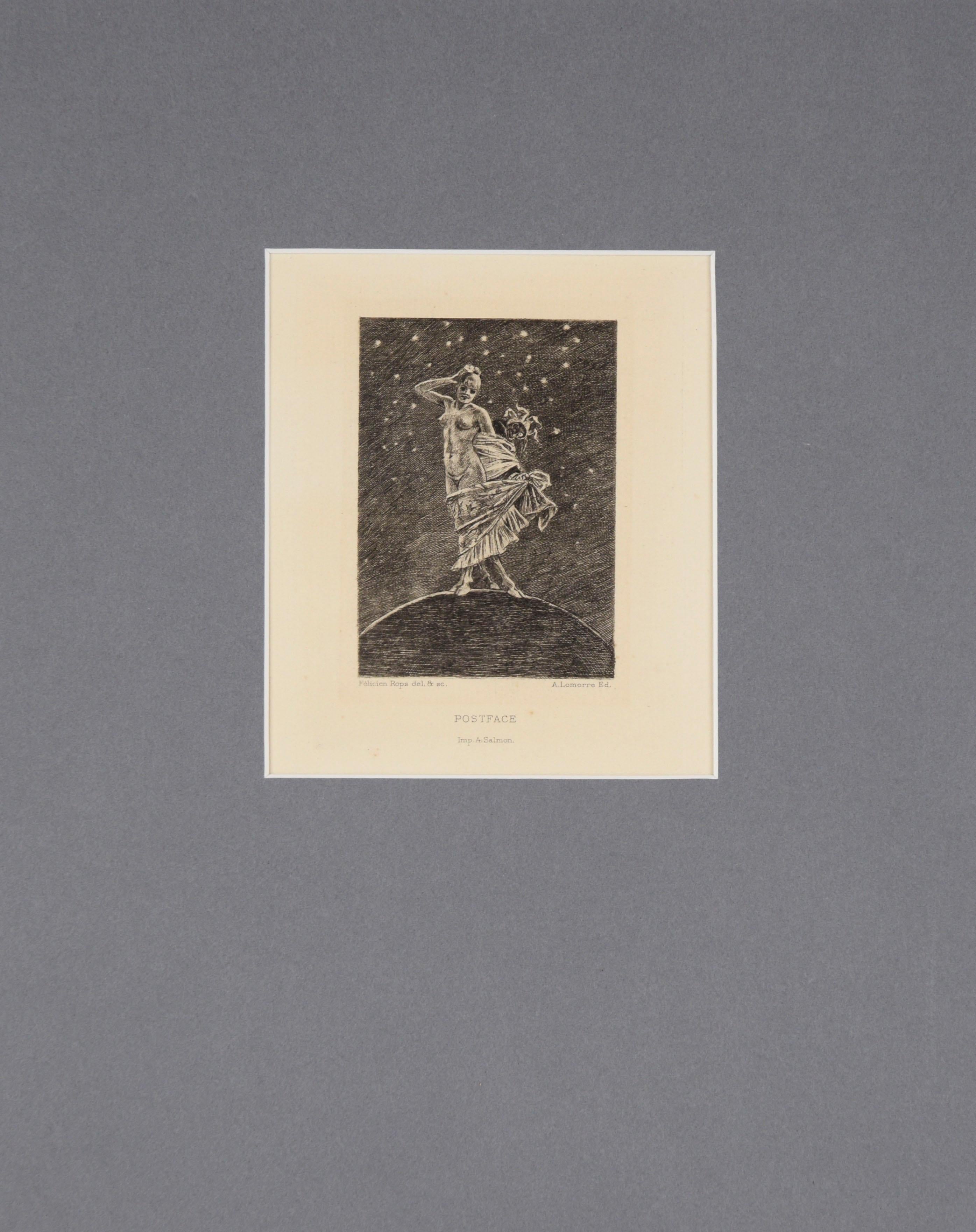 "La Femme et la Folie Dominent le Monde I" - Grabado de 1886