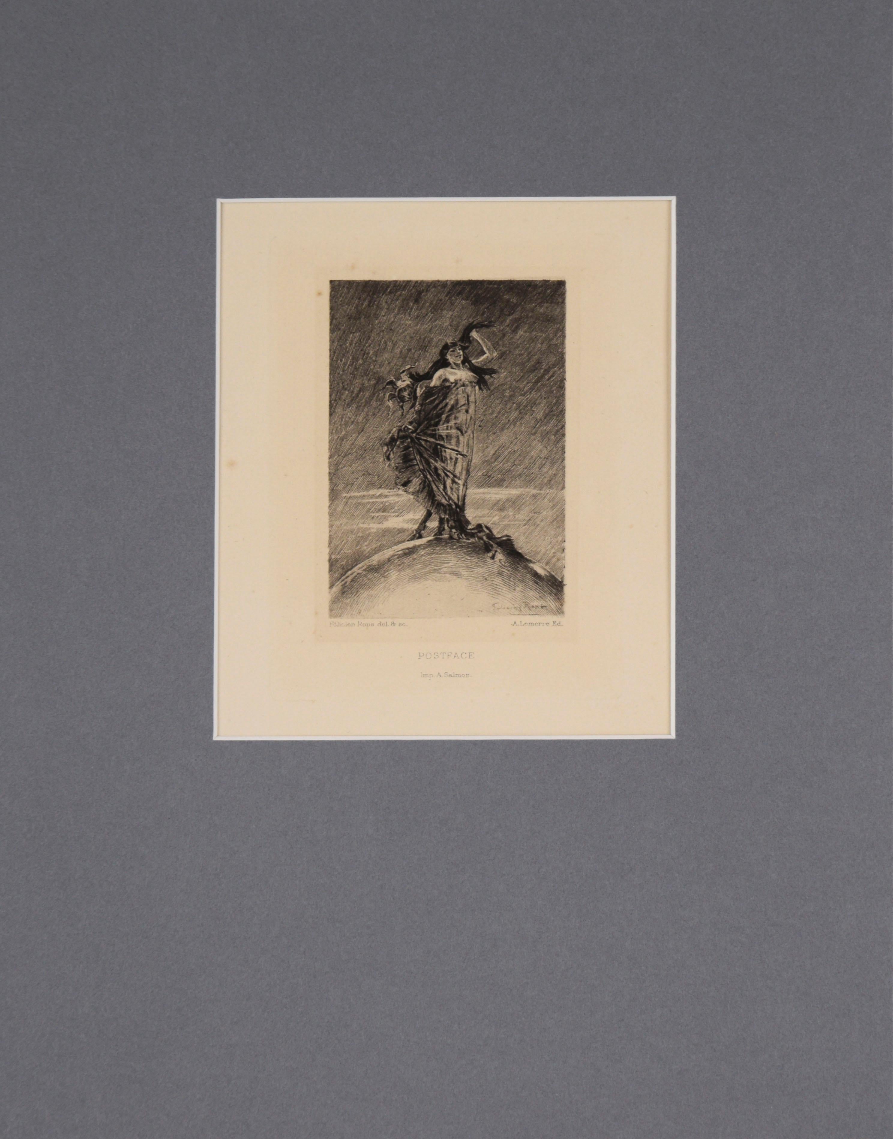 "La Femme et la Folie Dominent le Monde II" - 1886 Impresión sobre papel