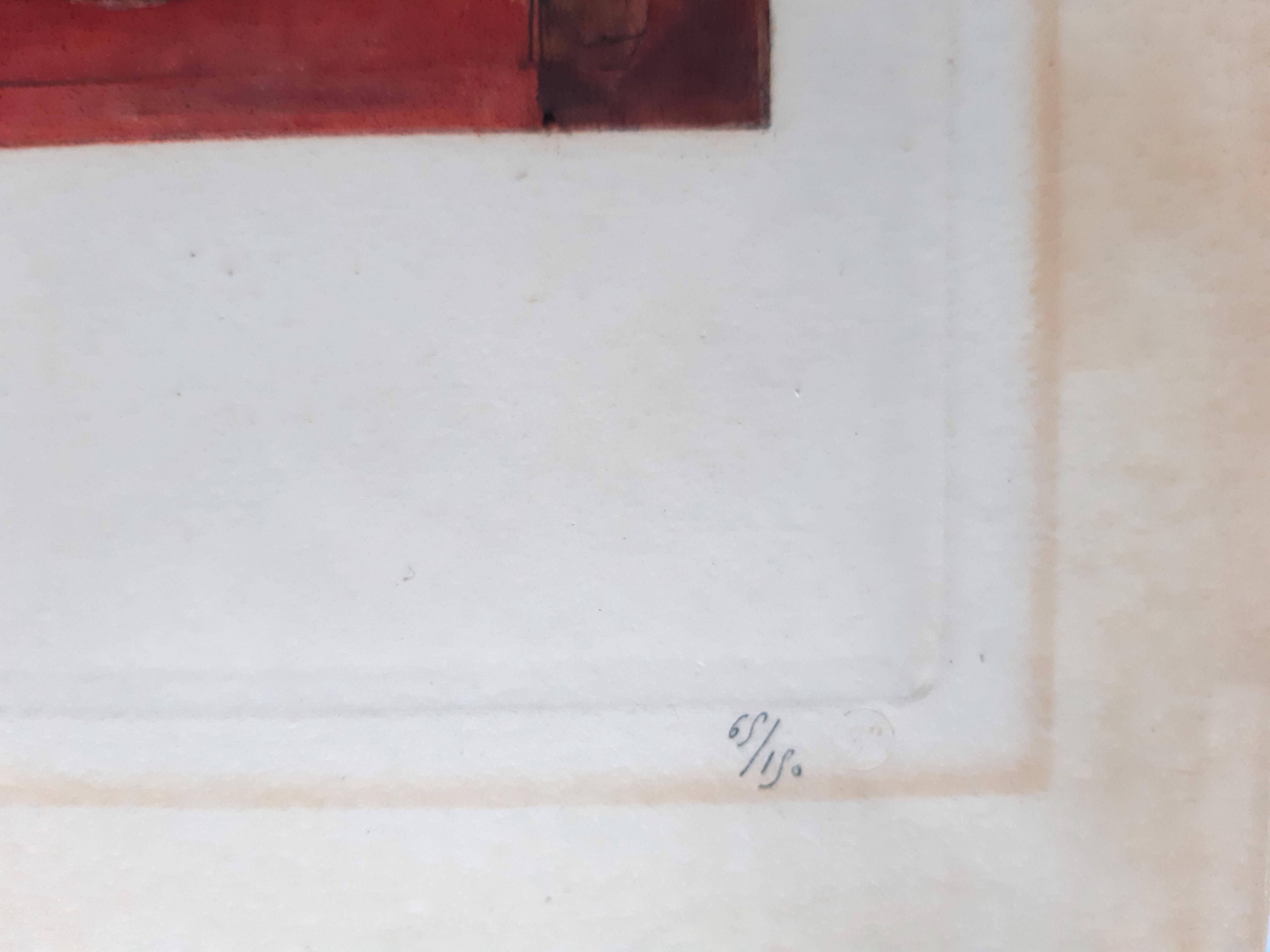 Le Calvaire  - Gravure et héliogravure de Félicien Rops - 1882 en vente 3