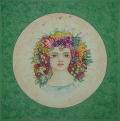 Naona - Original Lithograph by Felicita Frai - 1992