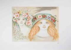 Sybils - Lithograph by Felicita Frai - 1980s