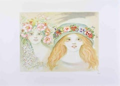 Sybillen - Lithographie von Felicita Frai - 1980er Jahre