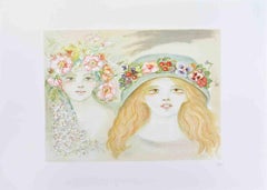 Sybils - Lithographie de Felicita Frai - années 1980