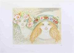 Sybils - Lithograph by Felicita Frai - 1980s