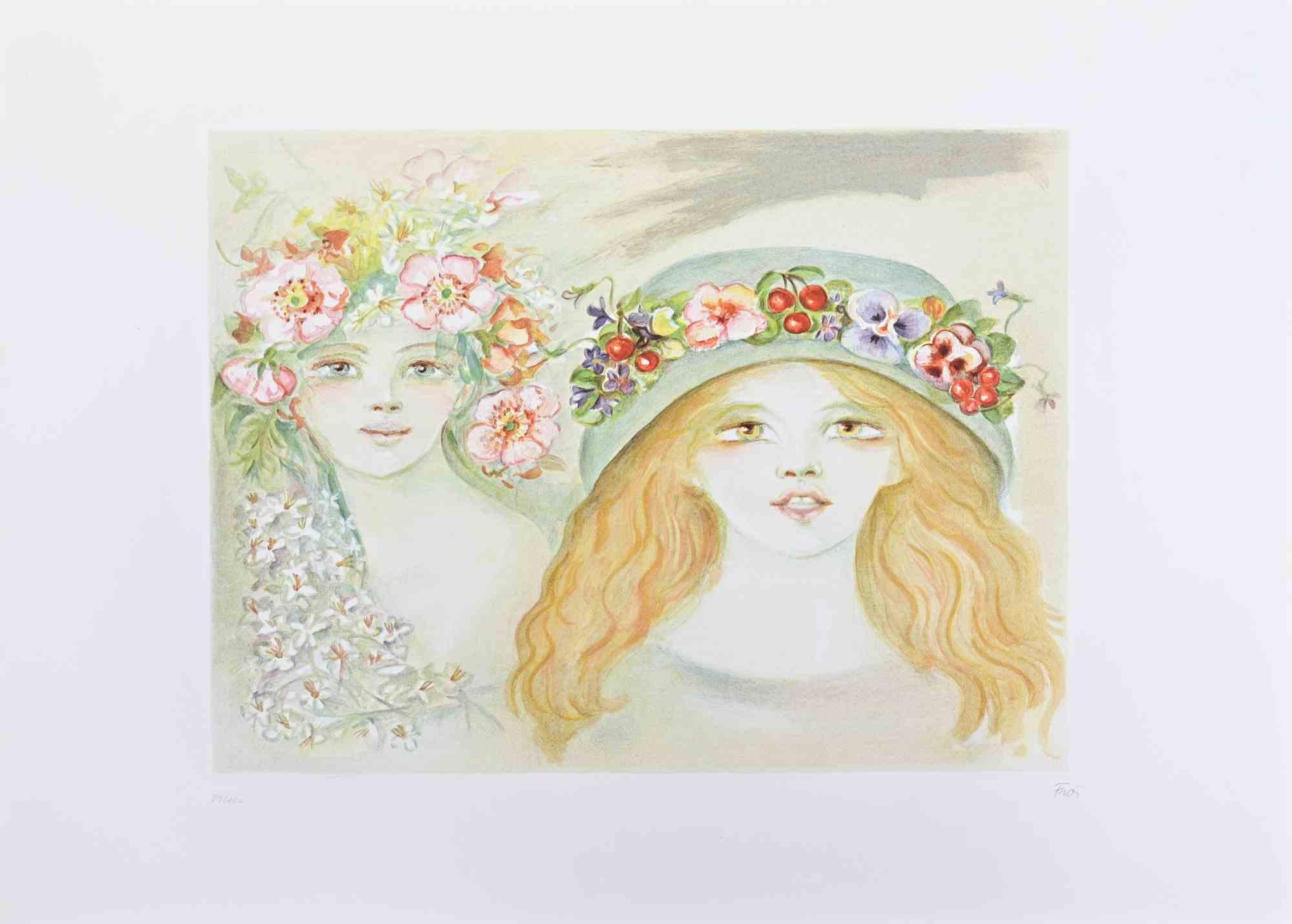 Lithograph on paper realized by Felicita Frai.

Edition of 150.

Hand signed and numbered in pencil.

Excellent condition.