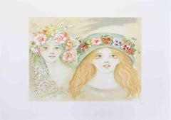 Sybils - Lithographie de Felicita Frai - années 1980