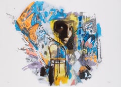 Artista cubano firmado edición limitada impresión artística original serigrafía 19x27 pulg.